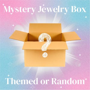 THEMED mystery jewelry boxes! (Small box, 3 items)