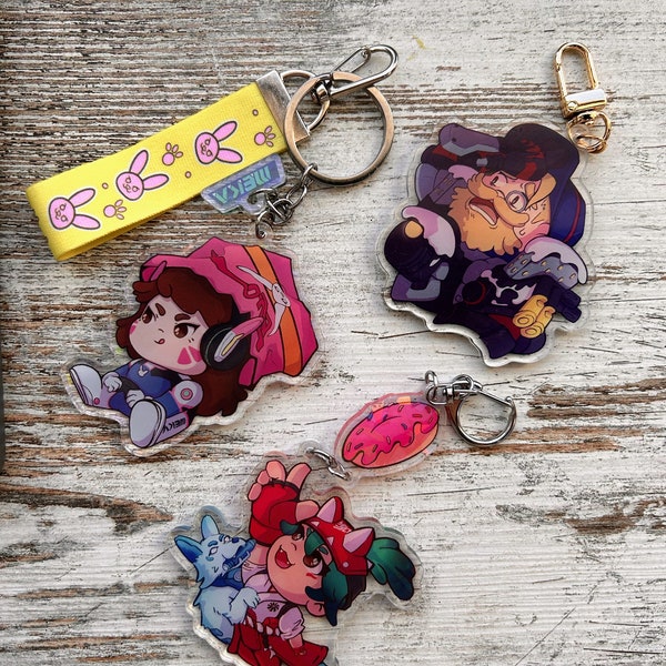 Overwatch Inspired Keychains