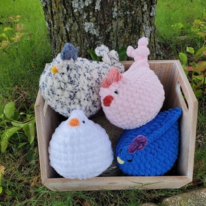 Poulet au crochet inspiré de Stardew Valley - Options personnalisables !