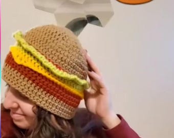 Hamburger Sensory Hat