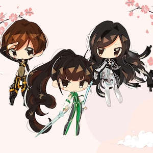 Stellar Blade Stickers | Eve, Lily, Raven Stickers | Cute Decals | Laptop Sticker Set | Video Game Sticker | Gaming Gift