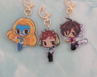 Charms acrílicos de Dispatch - Robert, Blazer rubio, Colección de llaveros invisibles / Accesorio para llavero