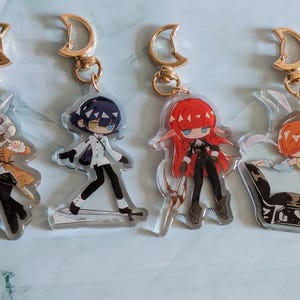 Metaphor: ReFantazio Acrylic Charms - MC, Gallica, Sthrol Hulkenberg Keychain Collection | Keychain Accessory - Metaphor Refantazio Gift