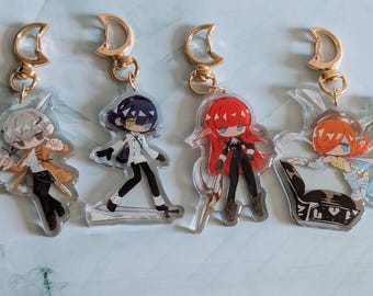 Metaphor: ReFantazio Acrylic Charms - MC, Gallica, Sthrol Hulkenberg Keychain Collection | Keychain Accessory - Metaphor Refantazio Gift