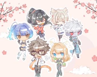 Xenoblade 3 Chibi Juego de pegatinas 2 / Xenoblade Noah, Mio, Taion, Eunie, Sena, Lanz