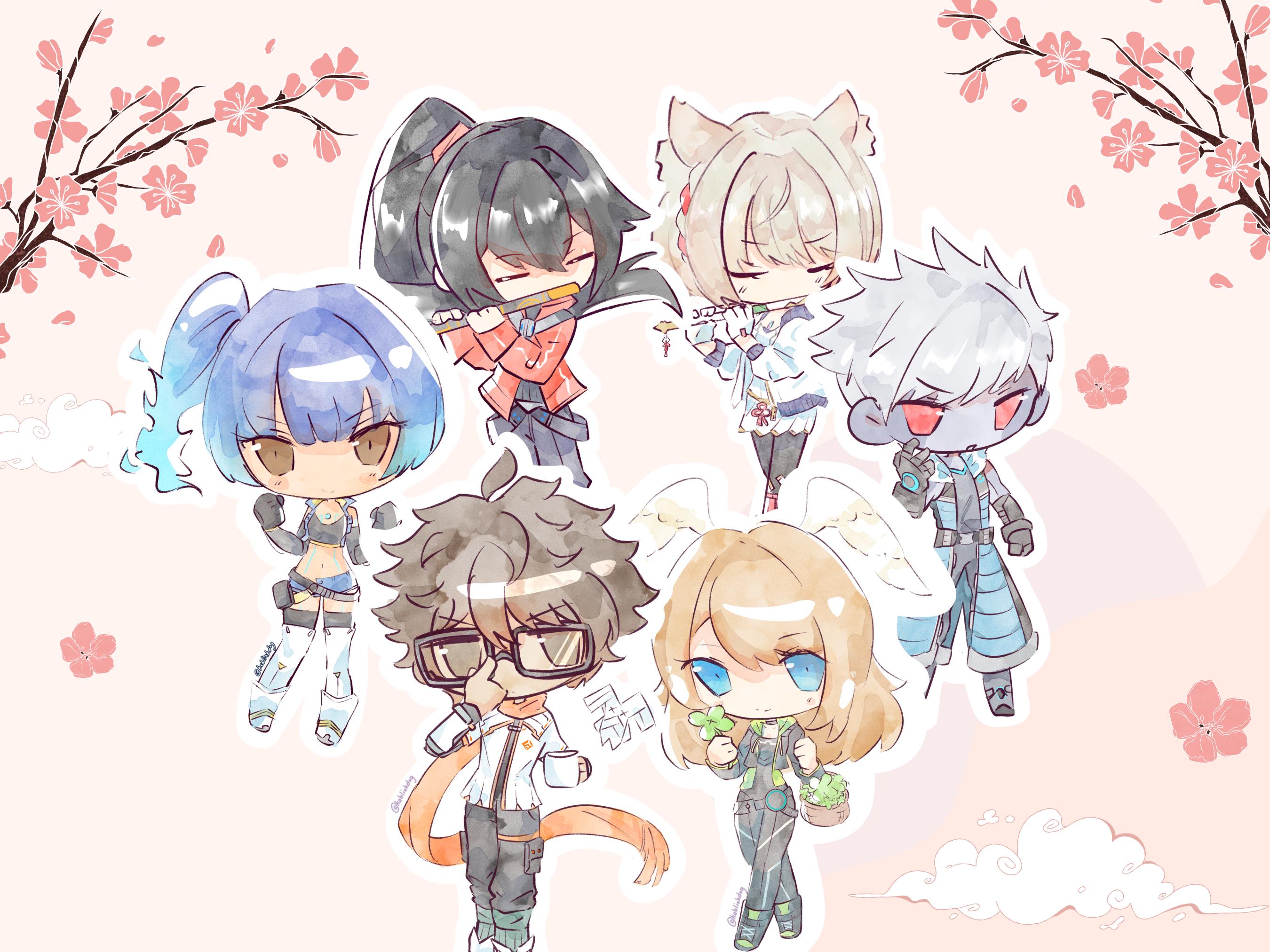 Xenoblade 3 Chibi Juego de pegatinas 2 / Xenoblade Noah, Mio, Taion, Eunie, Sena, Lanz