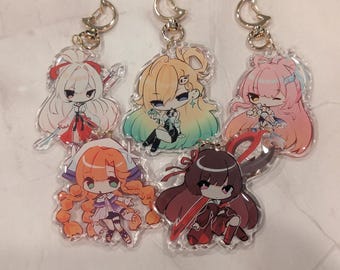 Wuthering Waves Acrylic Keychains - Hiyuki, Sigrika, Aemeath, Lynae, Chisa - Keychain Collection Accessory