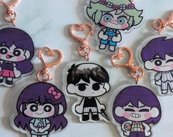 OMORIキャラクターアクリルキーホルダー 両面ヘッドスペース/Faraway