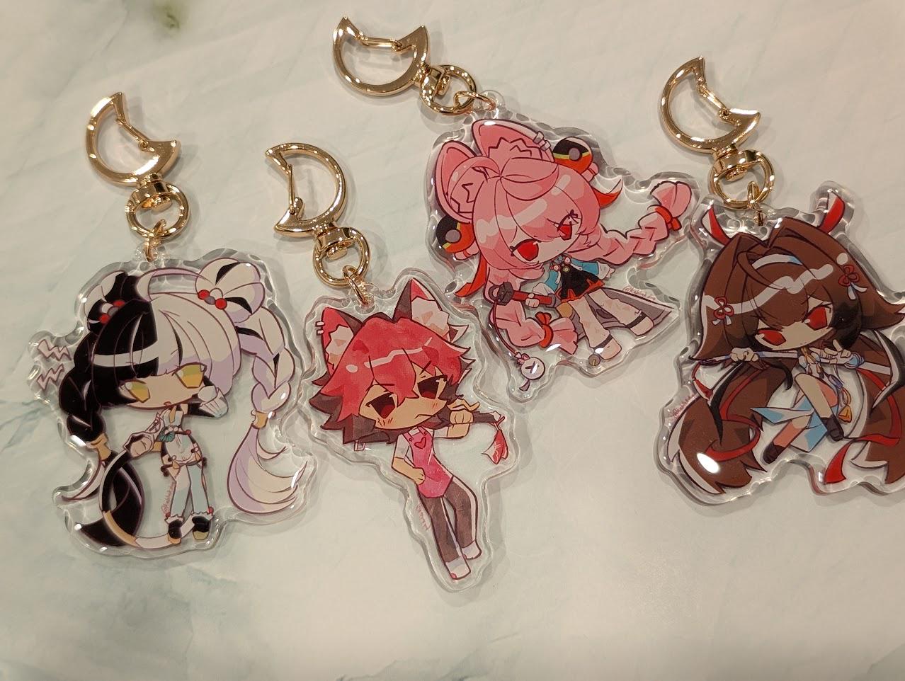 Zenless Zone Zero Acrylic Keychains - Ye Shunguang, Manato, Zhao