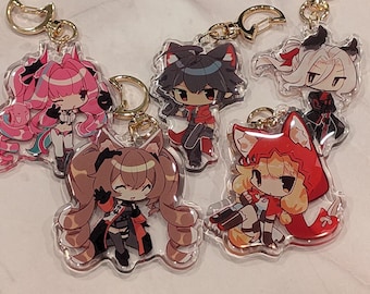 Llaveros acrílicos Arknights Endfield - Gilberta, Yvonne, Wulfgard, Rossi, Pogranichnik- Accesorio de colección de llaveros