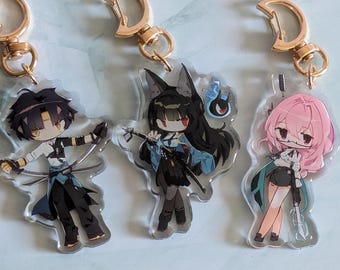 Miyabi Hoshimi Keychain - Zenless Zone Zero Acrylic Charm - Etsy