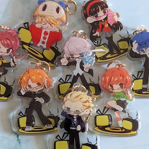 Persona 4 Golden Chibi Keychain Collection | Persona 4 | Keychain Accessory | Bag Accessory | Video Game Fan Gift | Persona Fan Gift