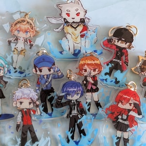 Persona 3 Reload Keychain Collection | SEES Cute Chibi Charms | Keychain Accessory | Bag Accessory | Video Game Fan Gift | Persona Fan Gift
