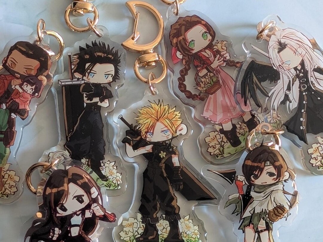 FF7 キーホルダー　セット ファイナルファンタジーシリーズ フィギュア キーホルダー