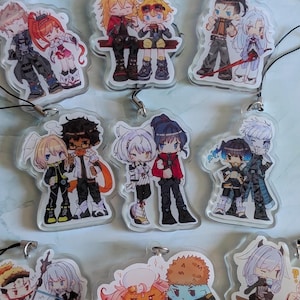 Xenoblade Chronicles 3 Keychains Collection - Xenoblade 3 Charm Collection | Keychain Accessory | Bag Accessory | Game Fan Gift