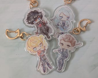 Juego de llaveros de Final Fantasy XVI / Final Fantasy XVI / Amuletos adorables / Juego de llaveros adorables / Regalo de videojuego / Regalos de juegos FFXVI