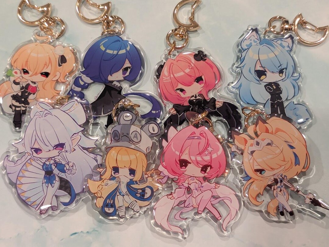 Zenless Zone Zero Acrylic Keychains - Cissia, Promeia, Remielle