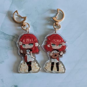 NieR:Automata Devola and Popola Keychain Collection | Keychain Accessory | Bag Accessory | Video Game Fan Gift | NieR Fan Gift