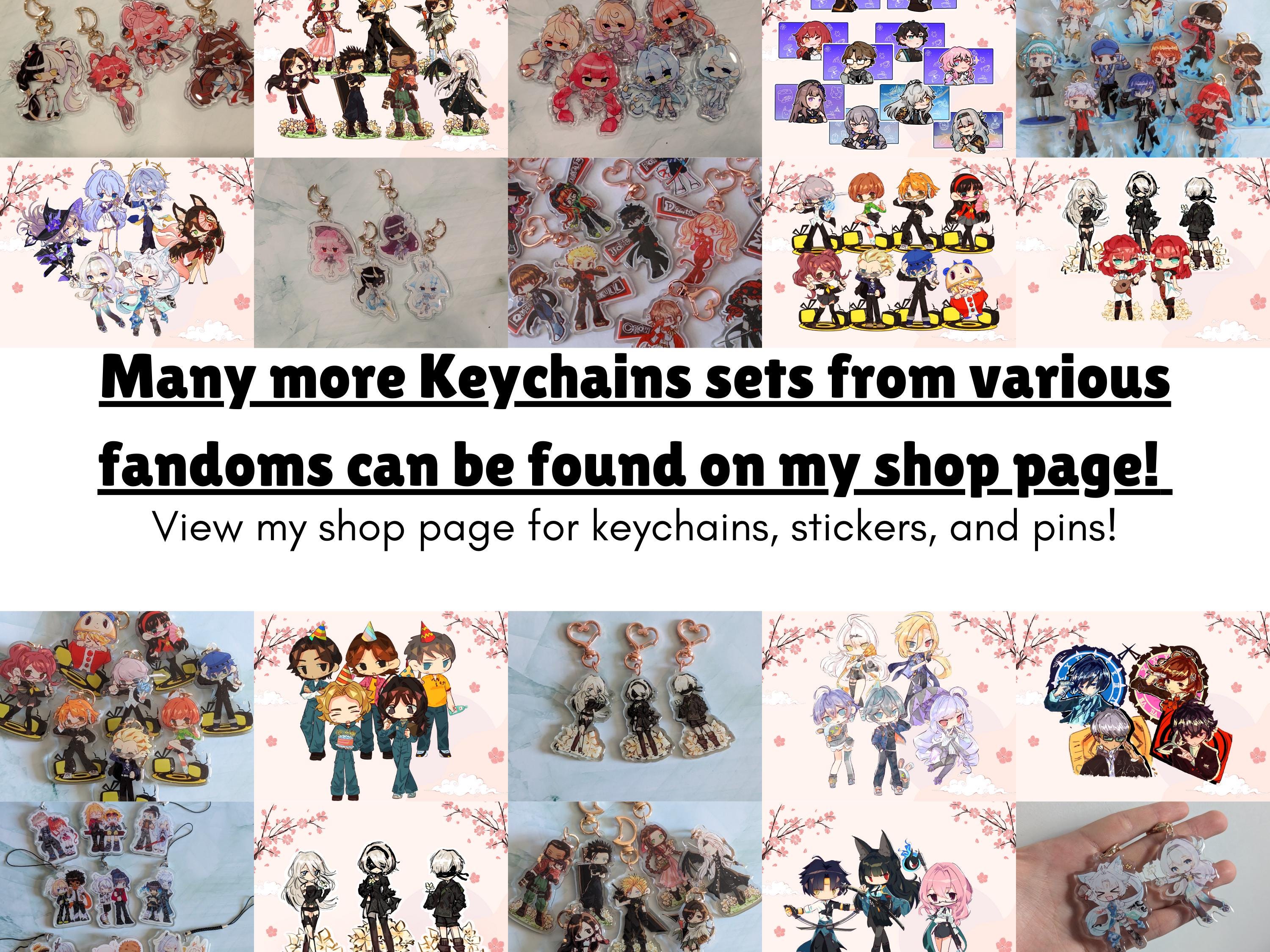 Zenless Zone Zero Acrylic Keychains - Alice, Yuzuha, Lucia