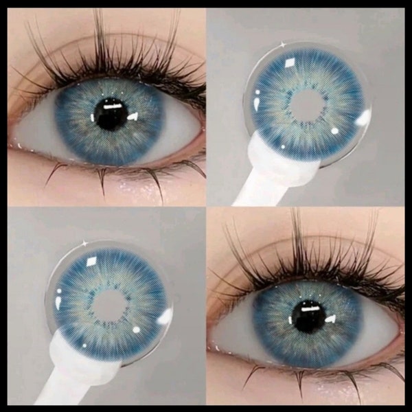 azure blue lenses