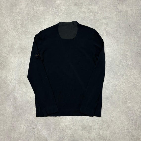 Vintage Stone Island V-neck Black Knitted Jumper (XL) - Etsy Vintage Stone Island V-neck Black Knitted Jumper (XL) - Etsy