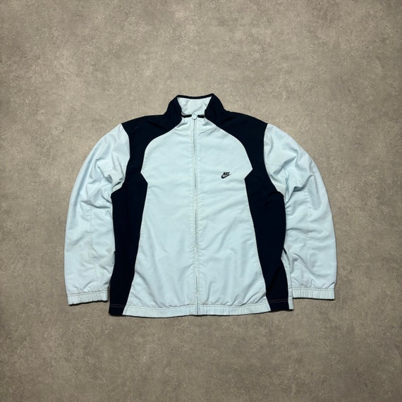 00 s Vintage Nike Light Blue Track Jacket XL Etsy Ireland