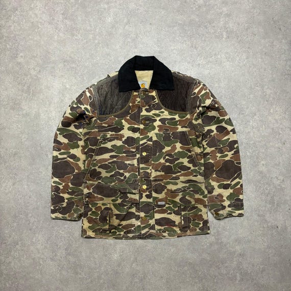 USA製 80's Carhartt Camo Duck Jacket 80s carhartt 