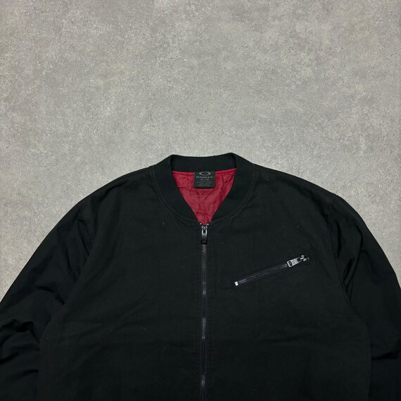 Vintage Oakley Black Search & Destroy Bomber Jacket (L) - Etsy Vintage Oakley Black Search & Destroy Bomber Jacket (L) - Etsy