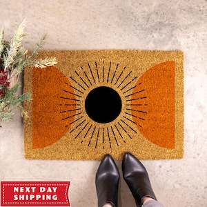 Mid Century Modern Welcome Mat, Welcome Mat, Mid Century Modern, Mid Century Modern Mat, Cool Gifts, Housewarming Gift, Minimalist Doormat