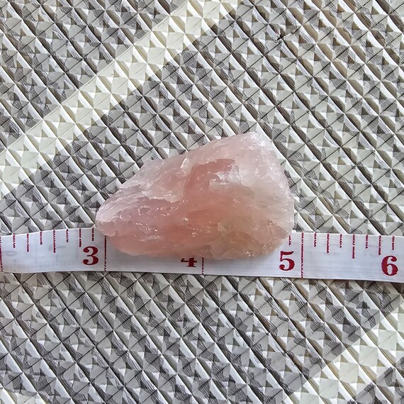 Rose Quartz Raw Stone 45g January Birthstone