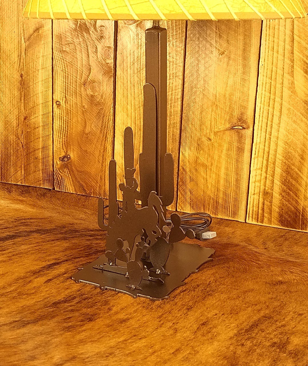 Southwestern: Bronc Rider- Lamp - Etsy