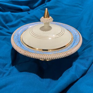 Vintage porcelain candy box