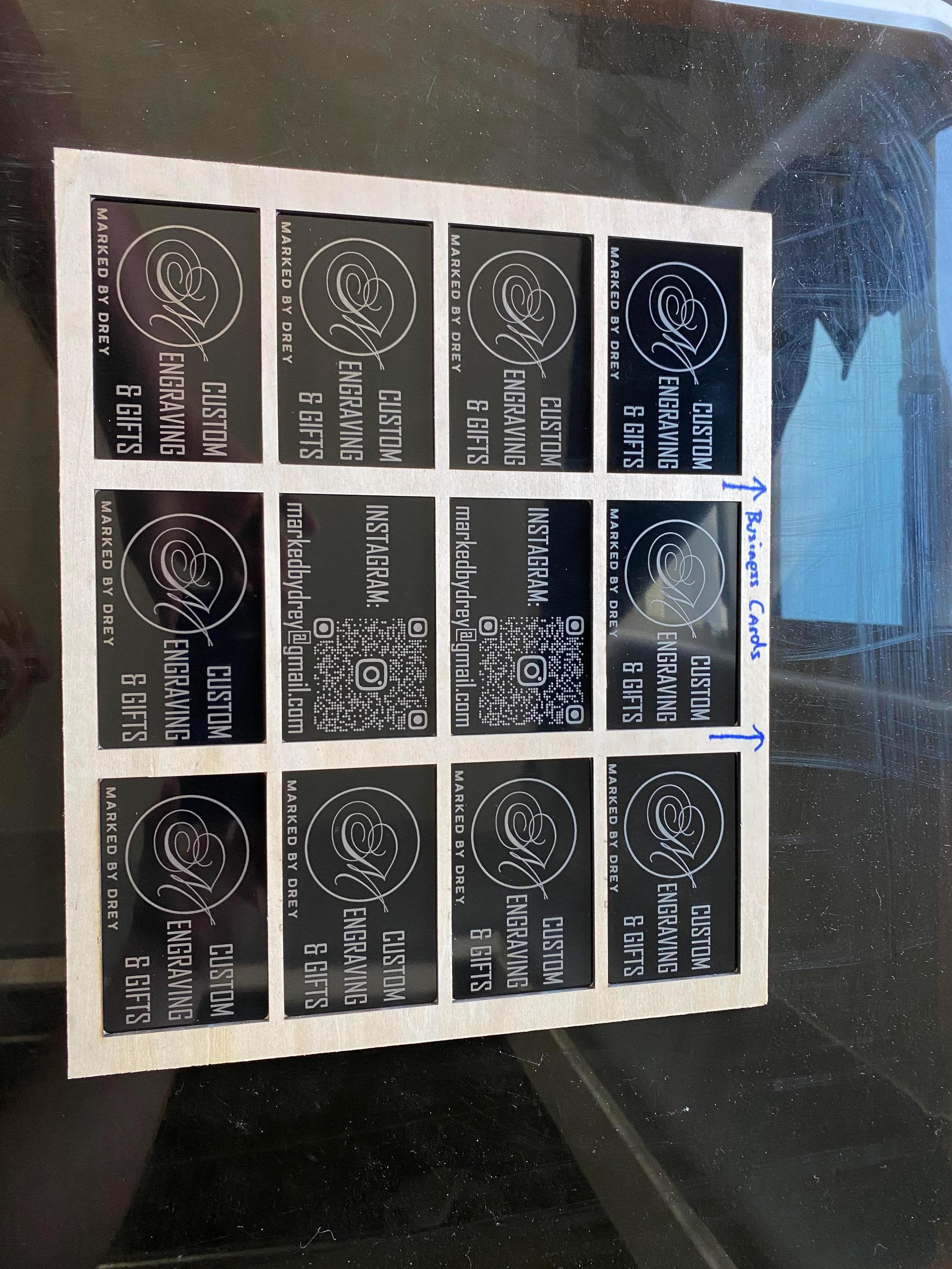 Metal Business Card Jig, SVG Cut File