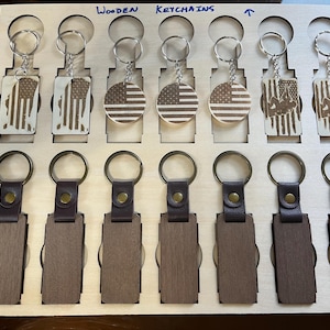 Holz Schlüsselanhänger Jig, SVG Schnitt Datei