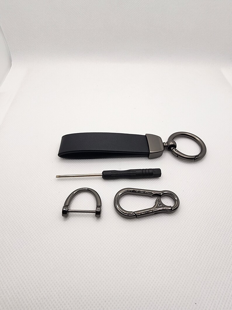 Customizable Leather Key Chain - Etsy