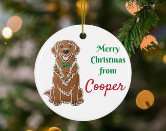 Custom Pet Ornament, Personalized Dog Ornament, Dog Remembrance Gift, Custom Dog Ornament for Christmas