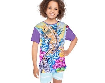 Koi-Fisch-Jersey-T-Shirt für Kinder