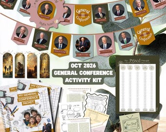 General Conference Activity Bundle