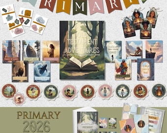 2026 Primary Old Testament Bulletin and Binder Kit, LDS