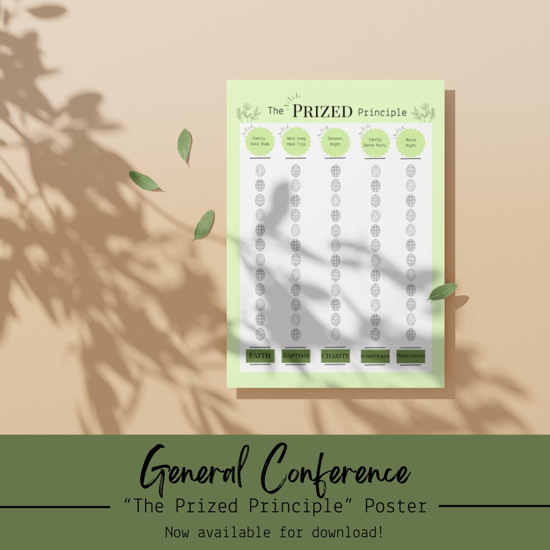 General Conference the Prized Principle, Green - Etsy