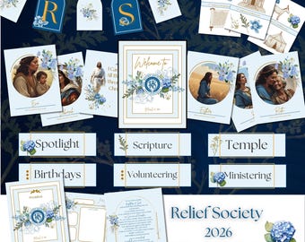 2026 Relief Society Bulletin and Binder Kit, Old Testament (Digital Download)