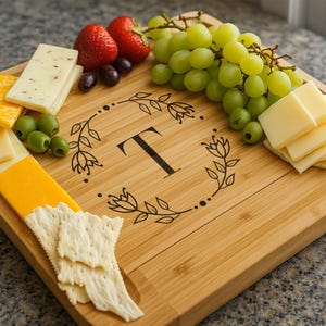 Personalized Charcuterie Board, Housewarming Gift, Engraved Charcuterie Board, Custom Cheese Board, Engagement Gift, Gift for Friend