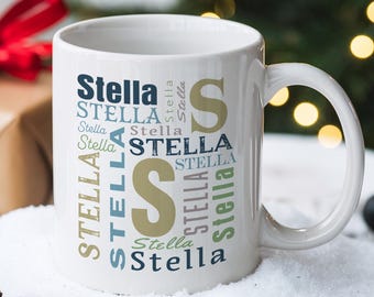 Customizable Mug, Gift for Friend, Custom Name Mug, Personalized Gift, Coffee Mug, Tea Mug, Hot Cocoa  Mug, Name Mug, Custom Mug, Mug