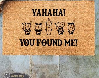 Yahaha You've Found Me, Korok Seed Doormat, Legend Of Zelda Creature Mat, Zelda Lover  Mat, Nintendo Game, Home Gift, Porch Decor