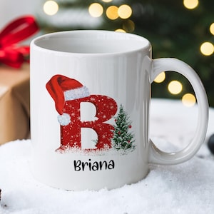 Personalized Christmas Mug, Custom Christmas Mug, Secret Santa Gift, Coffee Mug, Custom Name Mug, Merry Christmas Mug, Xmas Mug, Mug Gift