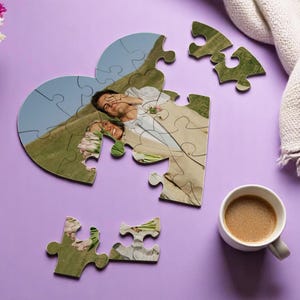 Personalized Photo Puzzle, Jigsaw Puzzle, Custom Gift, Custom Puzzle, Anniversary Gift, Mother&#39;s Day Gift, Picture Puzzle, Birthday Gift