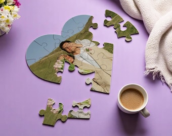 Personalized Photo Puzzle, Jigsaw Puzzle, Custom Gift, Custom Puzzle, Anniversary Gift, Mother's Day Gift, Picture Puzzle, Birthday Gift