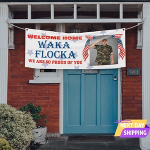 Welcome Home Banner, Military Welcome Home, Homecoming Banner, Homecoming Sign, Welcome Home Decor, Custom Vinyl Banner, Outdoor Banner