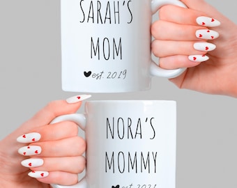 Custom Mom Mug, Personalized Name Mug, Mother's Day Gifts, Unique Gift, Custom Mug, Gift For Mom, Ceramic Mug, Mother's Day Mug, Mug Gift