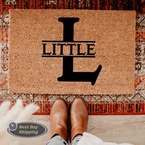 Custom Monogram Doormat, Wedding Gift, Housewarming Gift, Personalized Door Mat, New Home Decor, Welcome Mat, Home Gift, Gift for Couple
